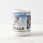 Nie Verheiratet Verabredet. Com-Tasse Kaffeetasse (Mittel)