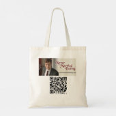 Nie Verheiratete Verabredet Valentinstag-Tasche Tragetasche (Rückseite)