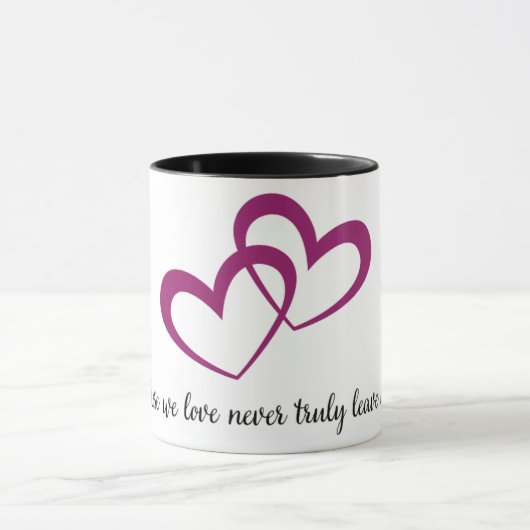 Nie Verlassen Tasse (Zentrum)