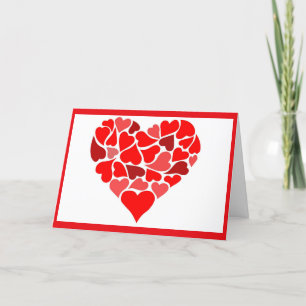 NIE VOR DER VALENTINKARTE DANKESKARTE