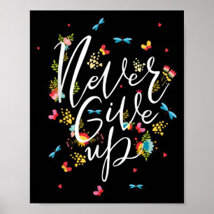 Nie wieder auf Teemaschine, Coole Novelty-Zitate v Poster