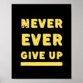 Nie wieder aufgeben poster (Vorne)