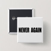 Nie wieder button (Vorne & Hinten)