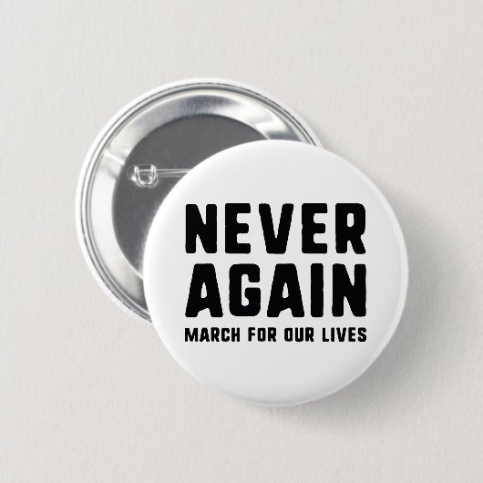 Nie wieder button (Vorne & Hinten)