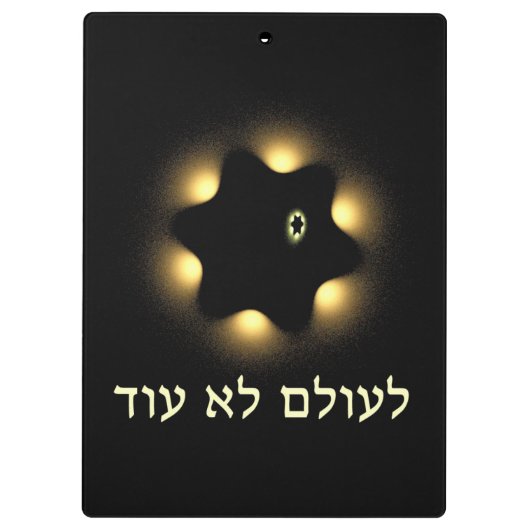 Nie wieder Fraktal Star von David Klemmbrett (Rückseite)