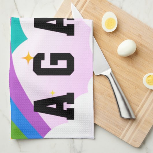 NIE WIEDER GESCHIRRTUCH (Viertel Falte)