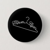 Nie wieder Hanger Roe v. Wade Pro Choice Button (Vorderseite)