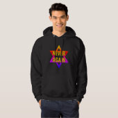 NIE WIEDER Holocaust YOM HASHOAH Hoodie (Vorne ganz)