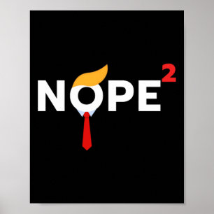 Nie wieder lustiger Trump mit einem Demo aus polit Poster