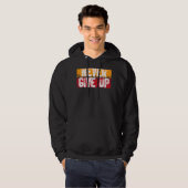 Nie wieder Motivierend Inspirationswachstum aufgeb Hoodie (Vorne ganz)