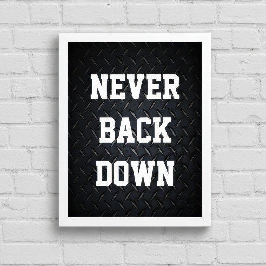 Nie wieder Motivierend Poster