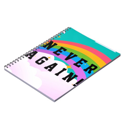 NIE WIEDER NOTIZBLOCK (Linke Seite)