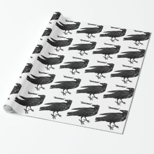 Nie wieder Rabe Geschenkpapier