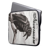 Nie wieder Rabe in der Nebel-Hülse Laptopschutzhülle (Vorderseite Links)