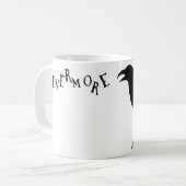 Nie wieder Rabe Kaffeetasse (Vorderseite Links)