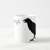 Nie wieder Rabe Kaffeetasse (Mittel)