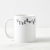 Nie wieder Rabe Kaffeetasse (Links)