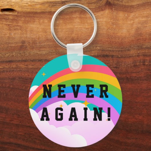 NIE WIEDER SCHLÜSSELANHÄNGER (Vorderseite)
