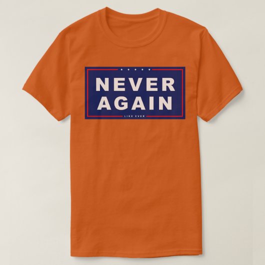 Nie wieder T-Shirt (Design vorne)