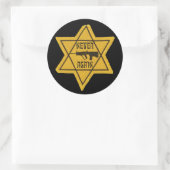 NIE WIEDER Tavor Rifle und Star Runder Aufkleber (Tasche)