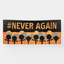 Nie wieder Walkout Gun Reform Protest Banner