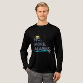 💤 Nie wieder. Wecker. Tri-Blend Shirt