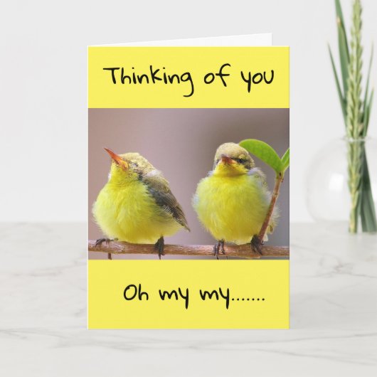 NIE WUSSTEN, WIE VIEL ICH "FEHLEN SIE" KARTE WÜRDE (Vorderseite)