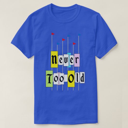 Nie zu alt 1955 T-Shirt (Design vorne)