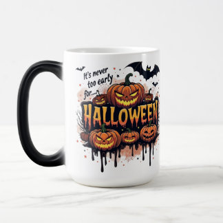 Nie zu früh zu Halloween Verwandlungstasse