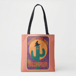 Nie zu heiß Halloween lustige Künstlerische Kaktee Tasche