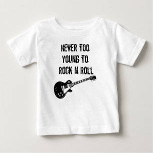 Nie zu jung zum Rock'n'Roll Baby T-shirt