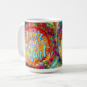 Nie zu spät, um anzufangen kaffeetasse (Vorderseite Links)