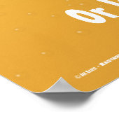 Nie zu spät, um vorbei zu kommen oder ein Bierpost Poster (Ecke)