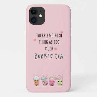 Nie zu viel Bubble Tee iPhone Case