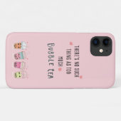 Nie zu viel Bubble Tee iPhone Case (Rückseite (Horizontal))