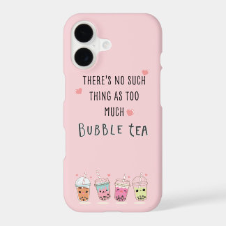 Nie zu viel Bubble Tee iPhone Case