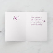 Niece 11. Geburtstag Crazy Socks Karte (Innenseite)