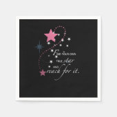 Niece Abschluss Star, Geschenk, 2 Set von Napkins Serviette (Vorderseite)