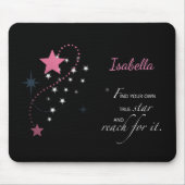 Niece Abschluss Star, Geschenk, Maus Pad Mousepad (Vorne)