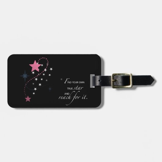 Niece Abschluss Star, Geschenk, Tag Gepäckanhänger (Vorderseite horizontal)