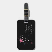 Niece Abschluss Star, Geschenk, Tag Gepäckanhänger (Vorderseite vertikal)