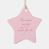 Niece Abschluss Star, individuelles Geschenk Keramikornament (Rechts)