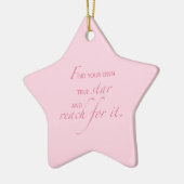 Niece Abschluss Star, individuelles Geschenk Keramikornament (Links)