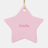 Niece Abschluss Star, individuelles Geschenk Keramikornament (Hinten)