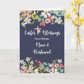 Niece and husband Ostersegmente von Risen Christ Karte (Gelbe Blume)