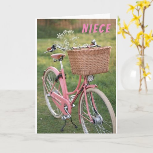 **NIECE** BESONDERE NIECE- UND BESONDERE GEBURTSTA KARTE (Gelbe Blume)