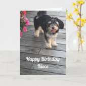 **NIECE** BESONDERE NIECE- UND BESONDERE GEBURTSTA KARTE (Gelbe Blume)