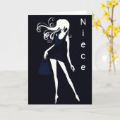 **NIECE** BESONDERE NIECE- UND BESONDERE GEBURTSTA KARTE (Gelbe Blume)