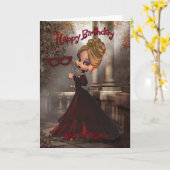 Niece Birthday Card mit Moonies Süsse Pie Masquer Karte (Gelbe Blume)