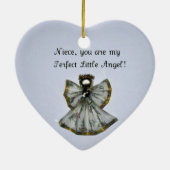 Niece, du bist mein .... keramikornament (Hinten)